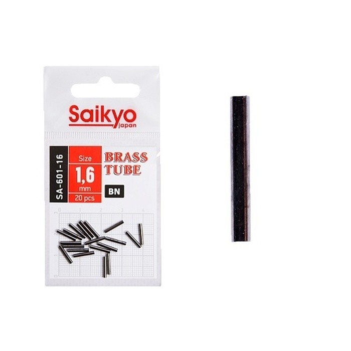 Обжимная трубка Saikyo Brass Tube №16 20 шт  BN   SA-601-16 — характеристики,  особенности конструкции