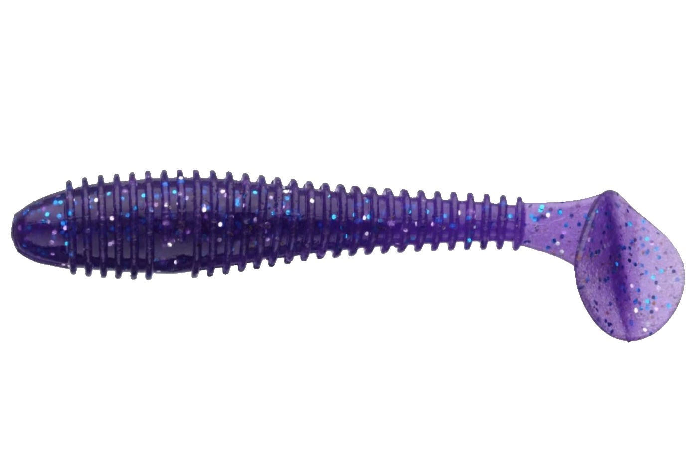 Силиконовая приманка Keitech Swing Impact Fat 3.8 96 мм 6 шт EA#04 Violet — характеристики,
	                                    особенности конструкции
