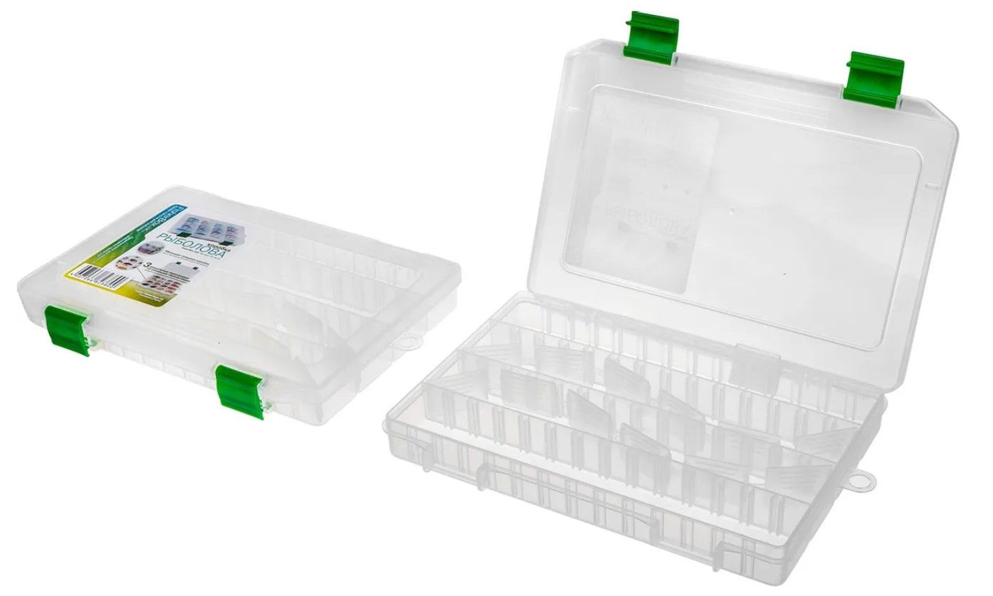 Коробка Fisherbox 220  22х16х3 см    22.16.02 — крупный план
	                                    2