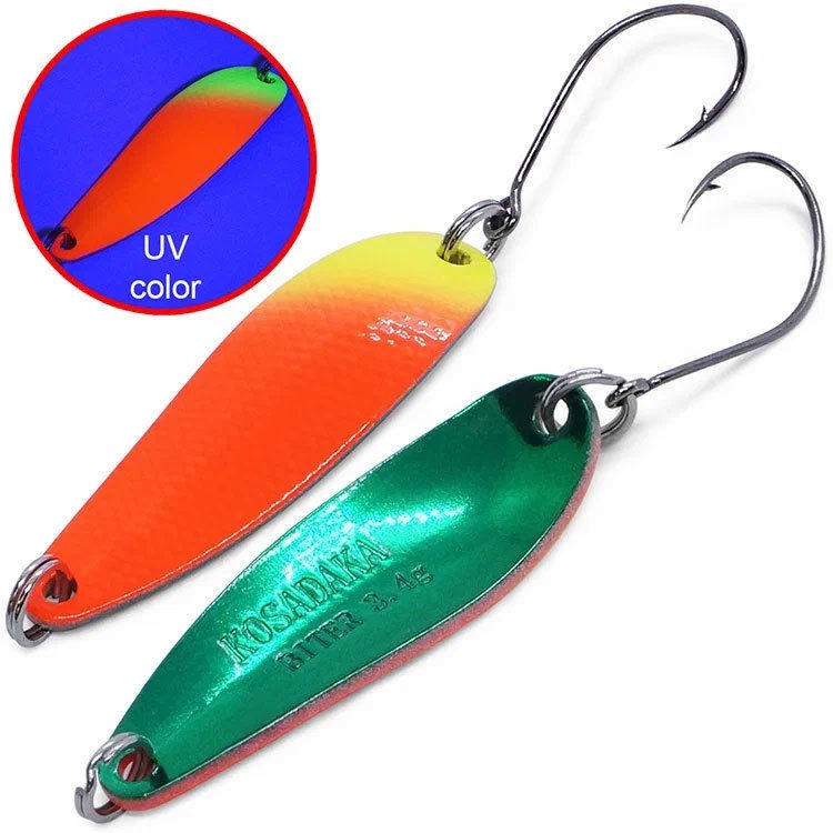 Колеблющаяся Блесна Kosadaka Trout Police Biter 3,4 гр 37 мм MC11   TL-BTR-MC11 — характеристики,
	                                    особенности конструкции