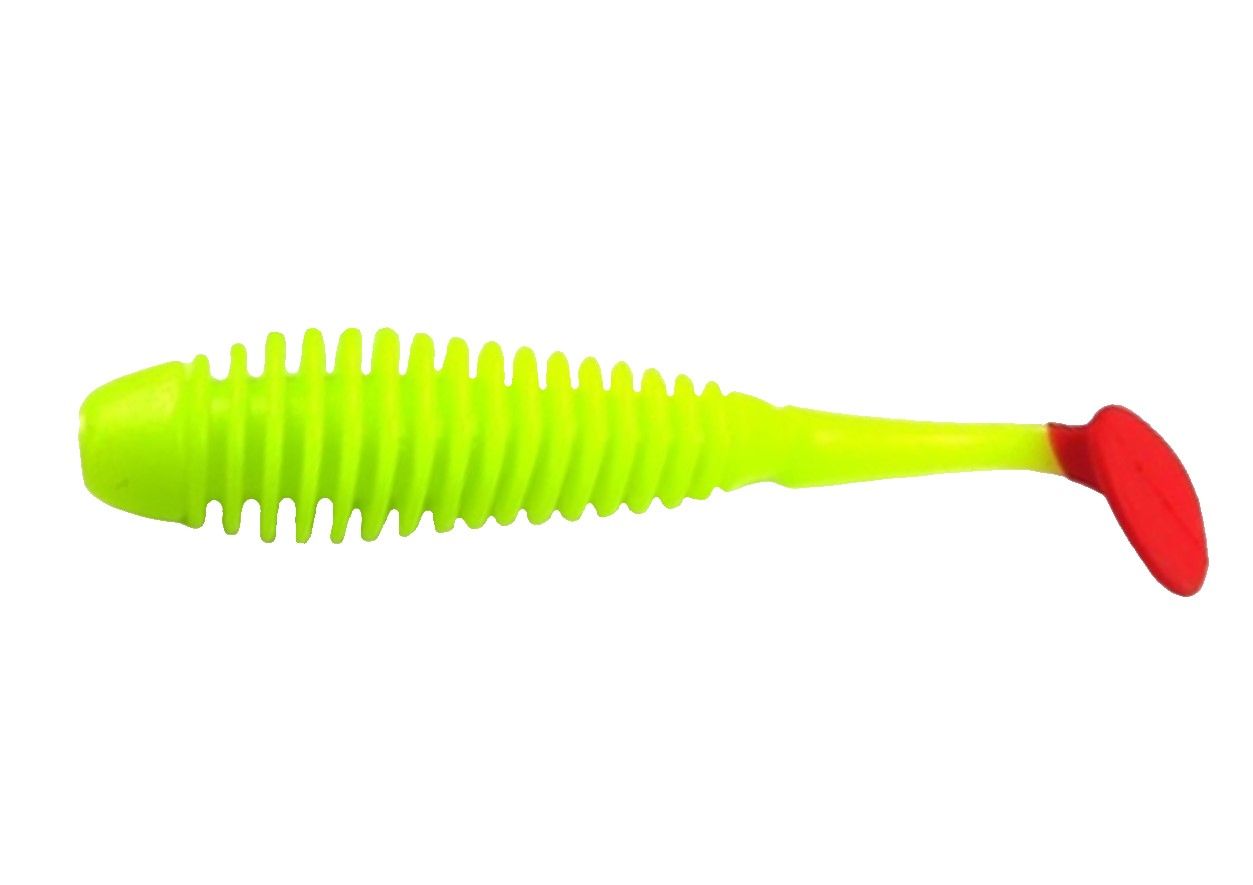 Силиконовая приманка Fishing Style Morder 3.7 94 мм 6 шт 122 Chartreuse   M3.7#122 — характеристики,  особенности конструкции