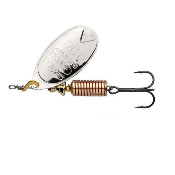 Вращающаяся Блесна Abu Garcia Fast Attack 4 №4 10 гр Silver LF  1549875 — характеристики,  особенности конструкции