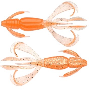 Силиконовая приманка Keitech Crazy Flapper 2.8 71 мм 8 шт EA#06 Orange Flash — характеристики,
	                                    особенности конструкции