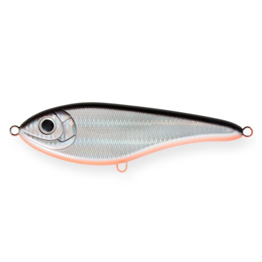 Воблер Strike Pro Buster Jerk Sinking A70-713 Black Silver OB 75 гр   EG-048#A70-713 — характеристики,
	                                    особенности конструкции