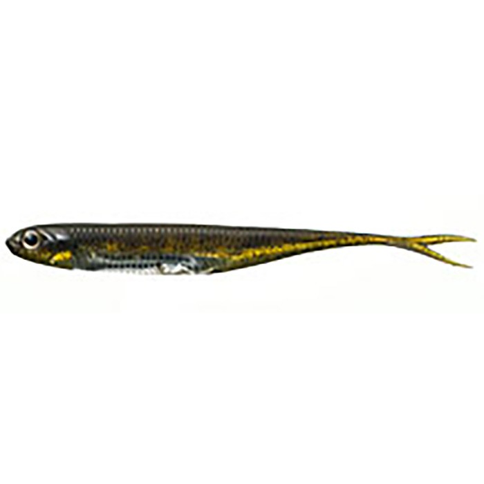 Силиконовая приманка Fish Arrow Flash J Split 4 100 мм 6 шт 01-Green Pumpkin/Silver   FASP401 — характеристики,  особенности конструкции