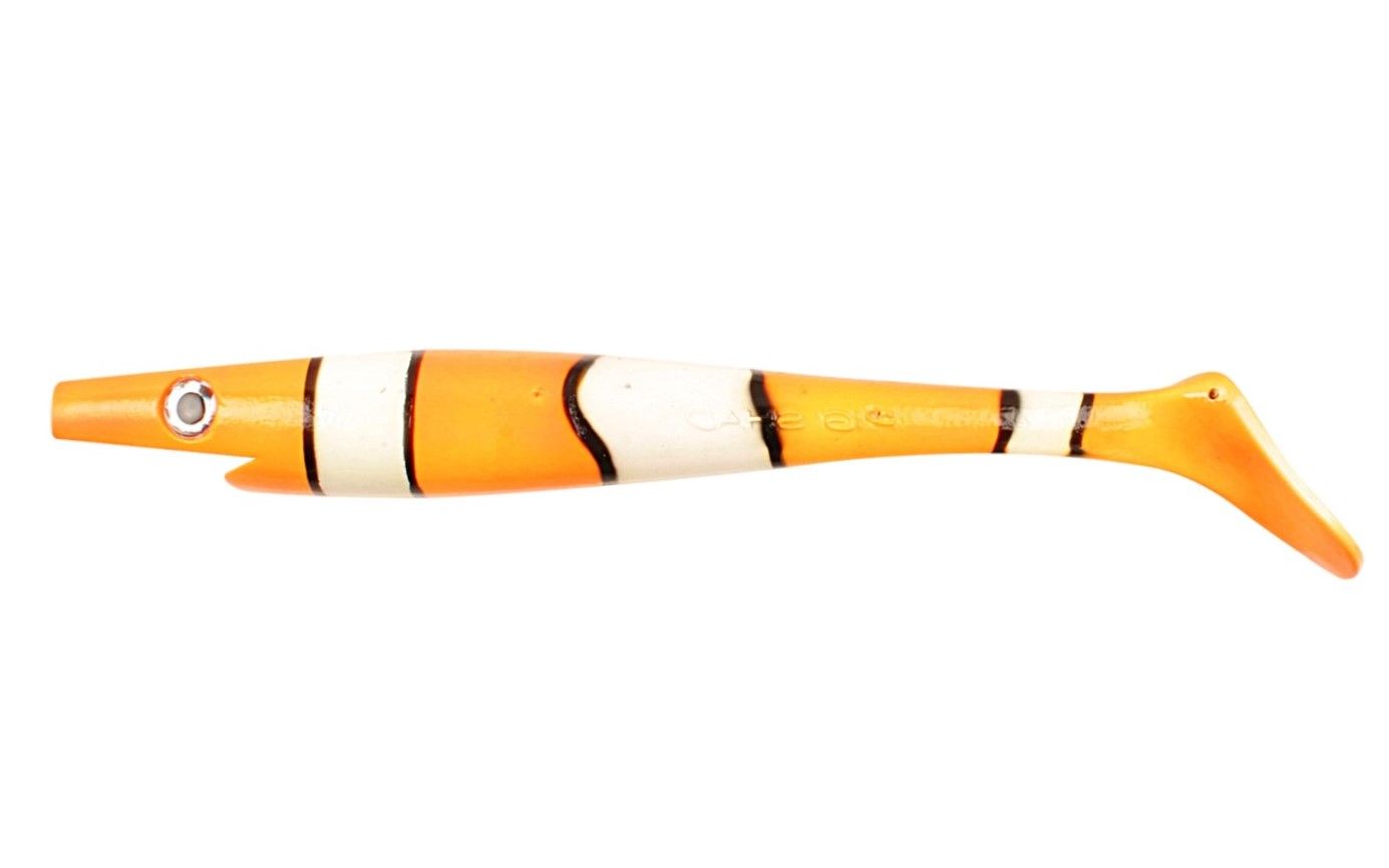 Силиконовая приманка Strike Pro Pig Shad 172A 230 мм 1 шт Clownfish   SP-172A#C130 — характеристики,
	                                    особенности конструкции