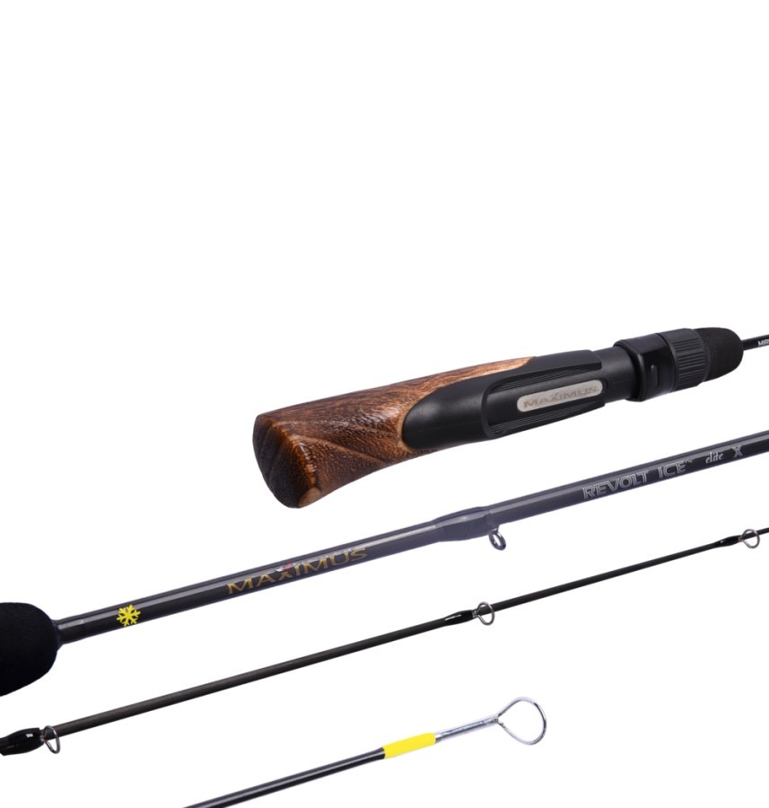 Зимнее Удилище Maximus Revolt Ice Elite XM 302XH 75 см 70 гр    MIRRIEXM302XH — крупный план
	                                    5