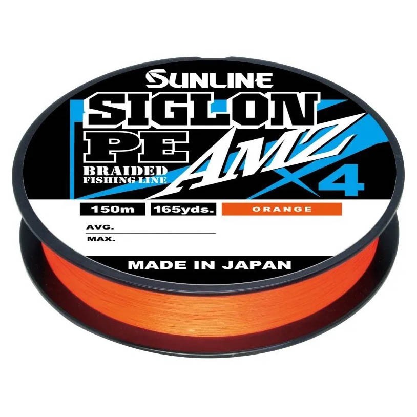 Плетеный шнур Sunline Siglon PE X4 AMZ 150 м  PE # 0,3 Blood Orange 0,094 мм — характеристики,
	                                    особенности конструкции