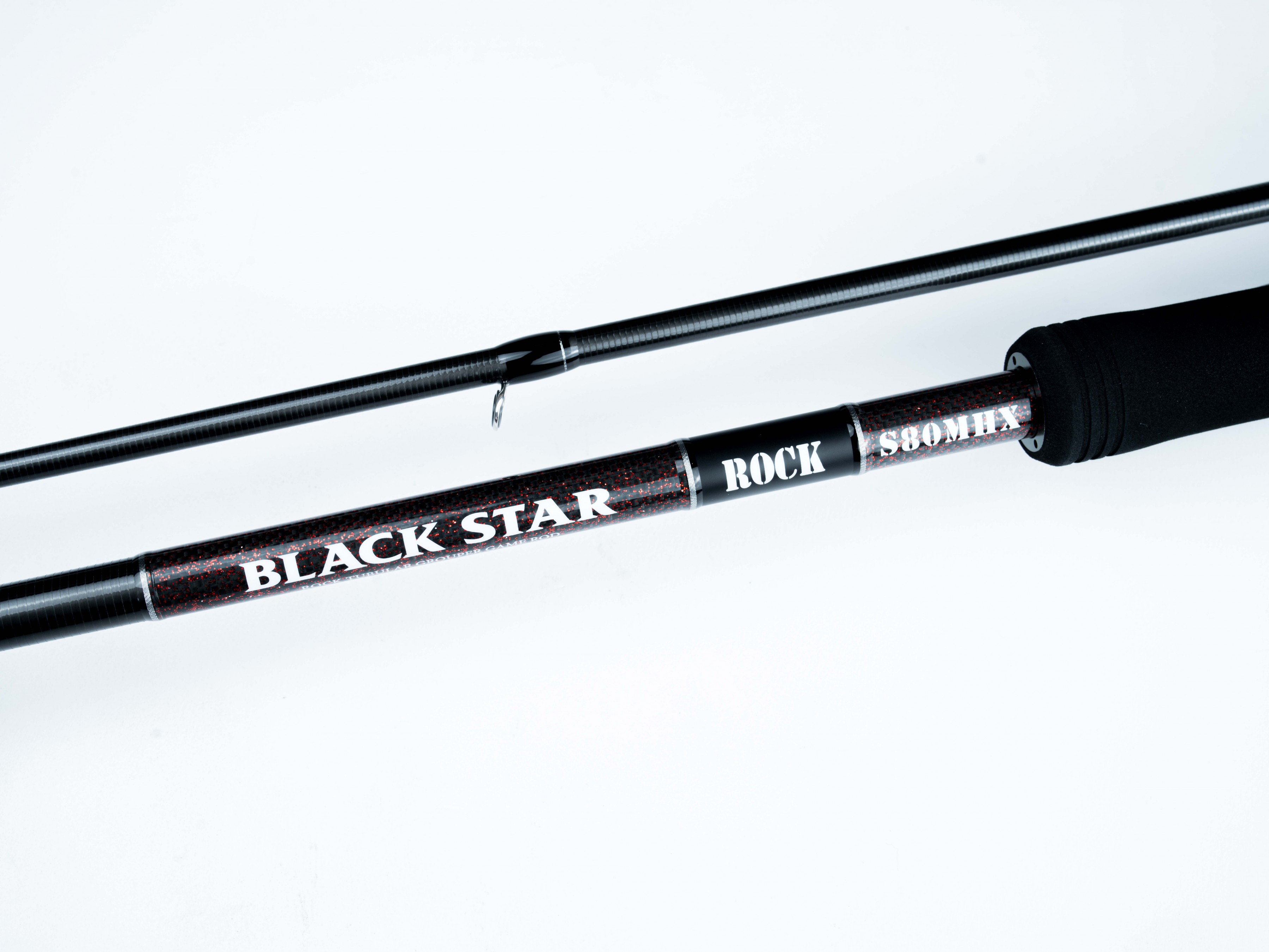 Спиннинг Xesta Black Star Rock S80MHX 244 см 8 - 56 гр  Current Hunter  XBSR-S80MHX — крупный план
	                                    1