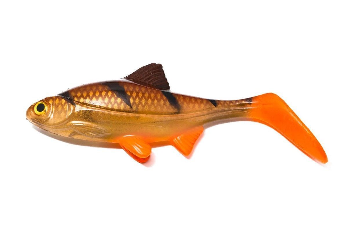 Силиконовая приманка Ola Lures Hooligan Roach 210 мм 1 шт Transparent Perch Kanalgratis  HR-T-PERCH-02 — характеристики,
	                                    особенности конструкции