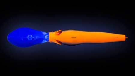 Воблер Strike Pro Challenger X Deep Diver 70L A70-713 Black Silver OB 7,1 гр   EG-076AL-SP#A70-713 — крупный план
	                                    1