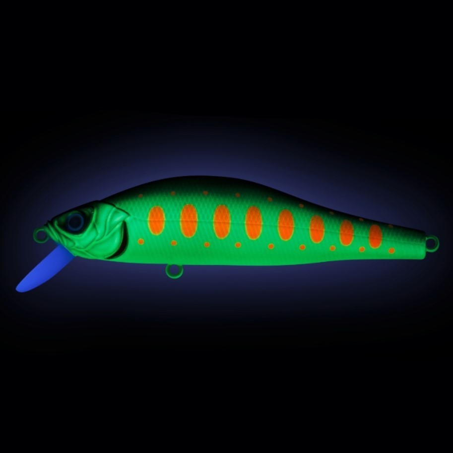 Воблер Strike Pro Archback 80SP A209S Acid Mat Char 10,3 гр   EG-125A-SP#A209S — крупный план
	                                    1