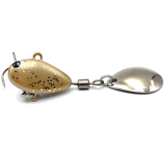 Тейл-спиннер UF Studio Hurricane 42 42 гр 87 мм Gold Glitter   H42Gg — характеристики,
	                                    особенности конструкции
