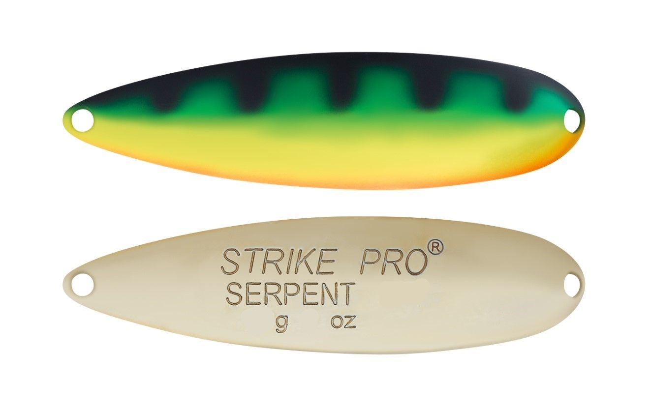 Колеблющаяся Блесна Strike Pro Serpent Double 75M 18 гр 75 мм A45E-GP   ST-010BD#A45E-GP — характеристики,  особенности конструкции
