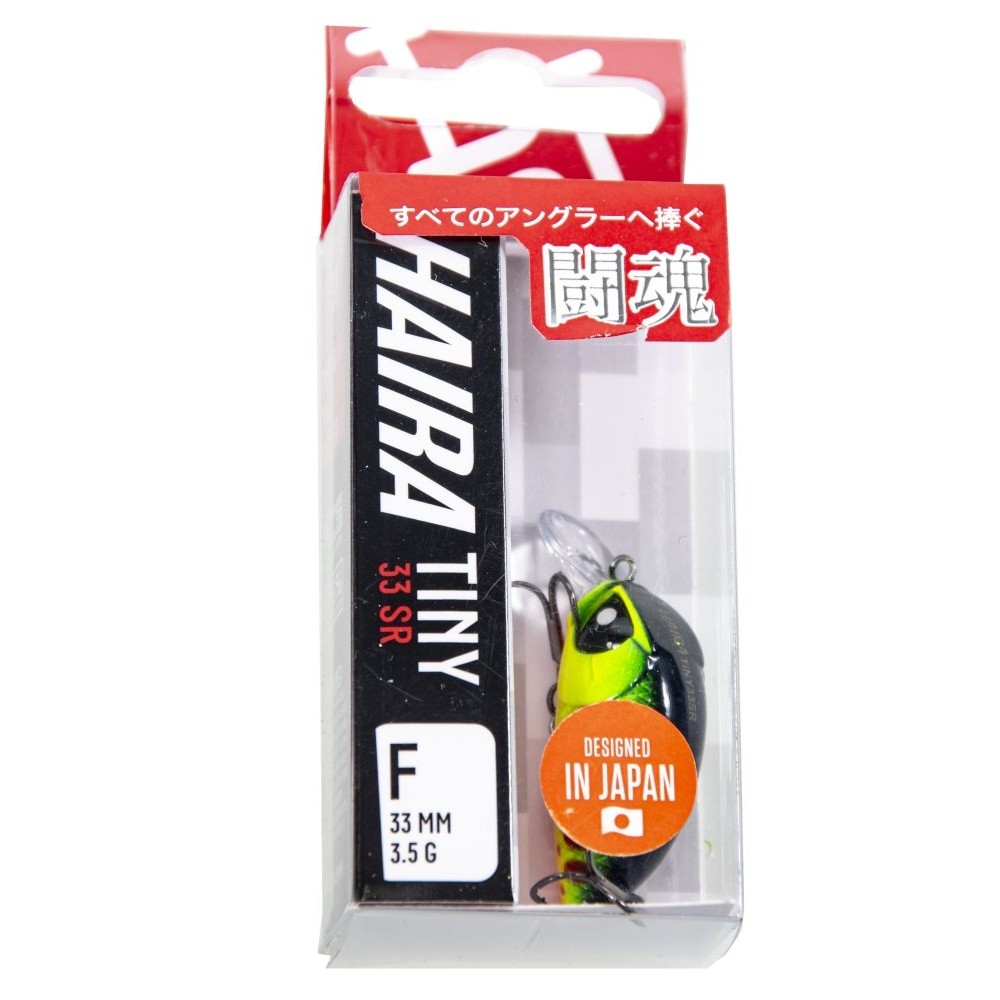 Воблер Lucky John Haira Tiny SR 33F 201 0,3 гр Pro Series  HAT33SR-201 — крупный план
	                                    2