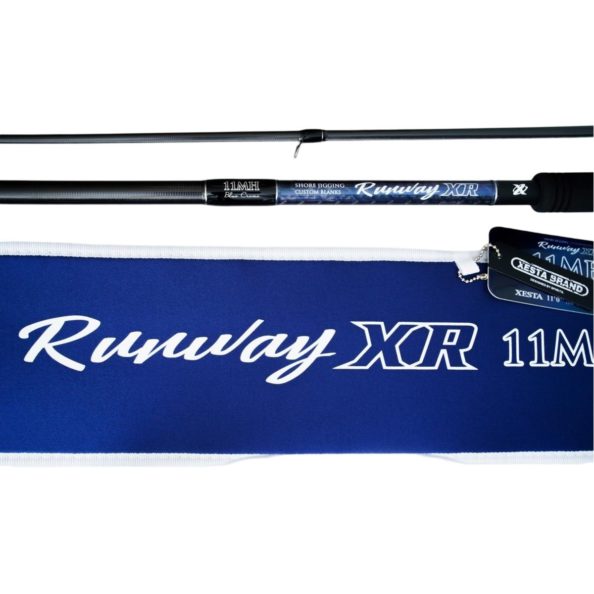 Спиннинг Xesta Runway XR 11MH 335 см 20 - 80 гр  Blue Crome  XRXR-11MH — характеристики,
	                                    особенности конструкции