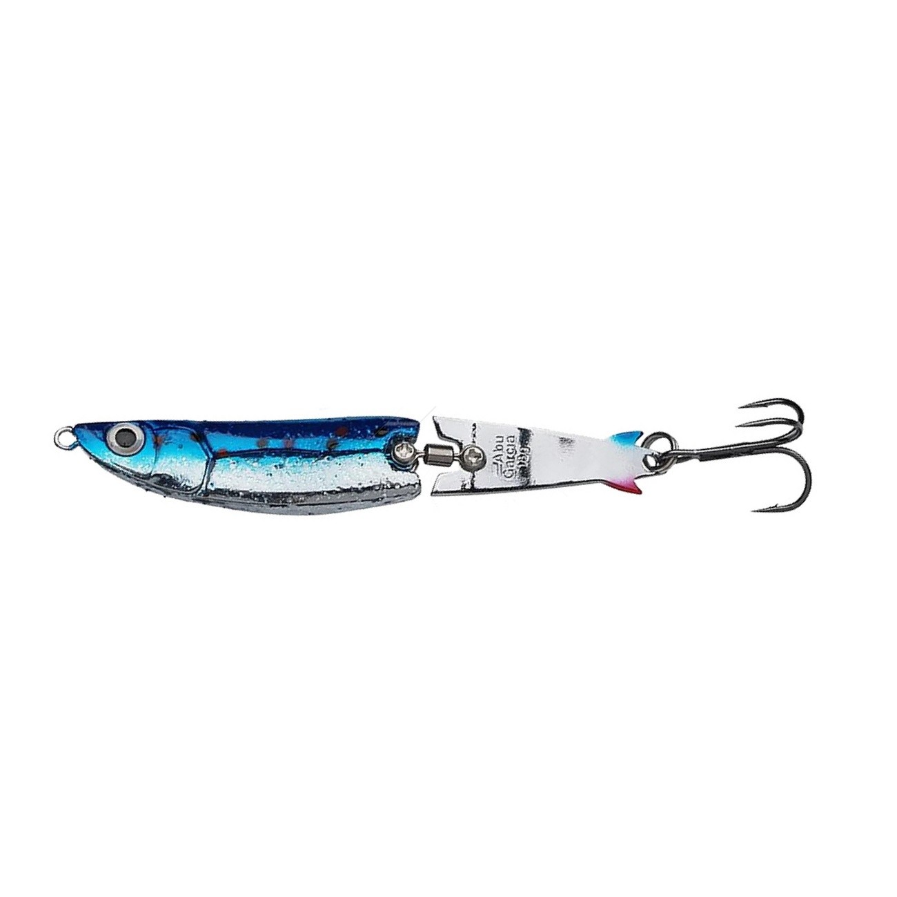Колеблющаяся Блесна Abu Garcia Toby Jointed 14 14 гр 75 мм Blue Glitter — характеристики,  особенности конструкции