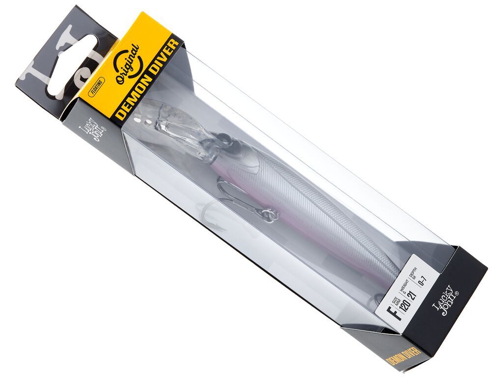 Воблер Lucky John Demon Diver 120F 003 21 гр Original  LJO0212F-003 — крупный план
	                                    2
