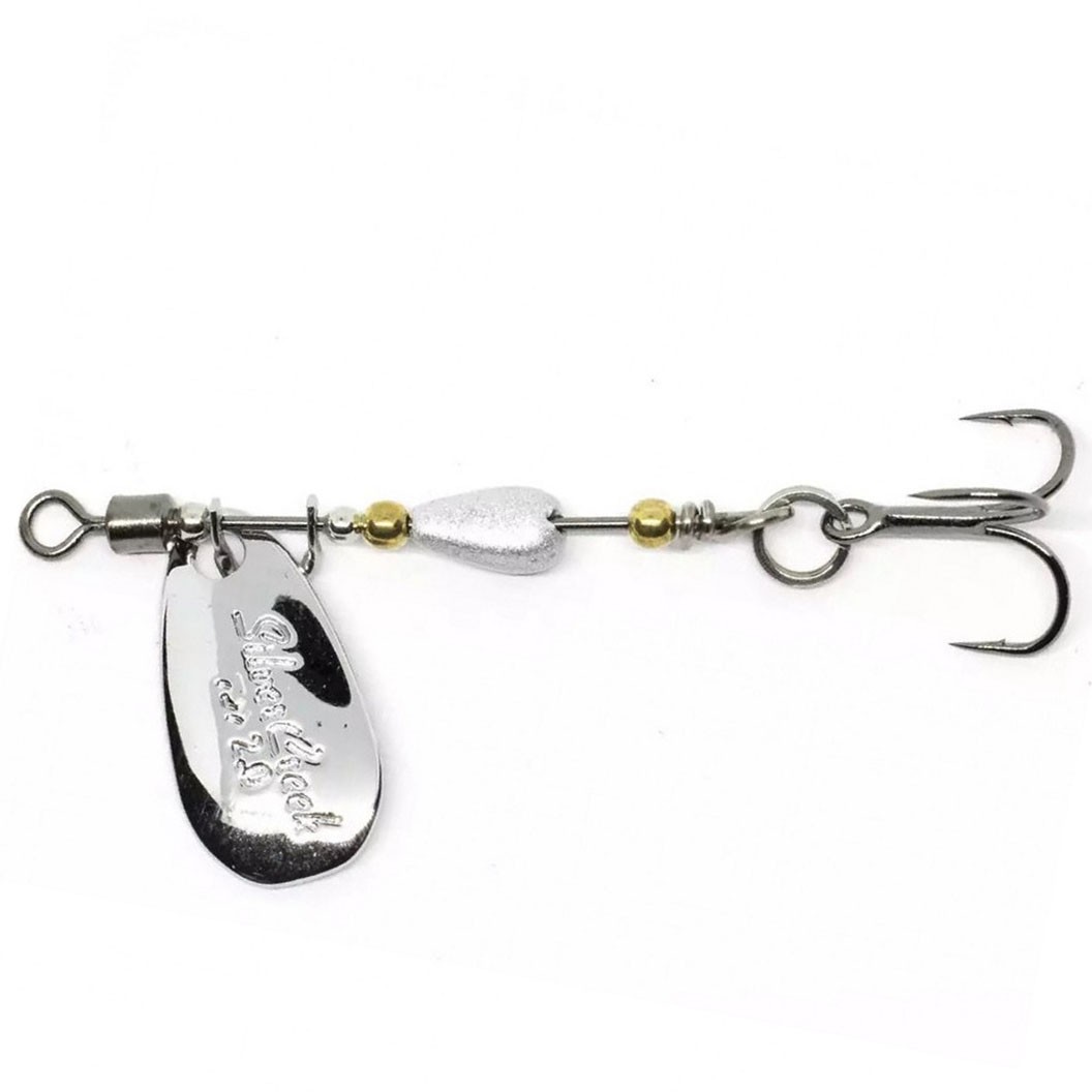 Вращающаяся Блесна Daiwa Silver Creek Spinner 3 №12 3 гр Silver — характеристики,  особенности конструкции