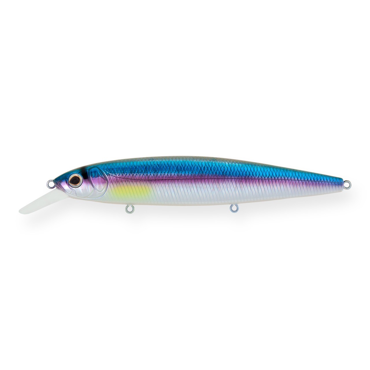 Воблер Strike Pro Bold 130SP A210-SBO-RP Rainbow Ghost Wakasagi 24,5 гр   EG-191-SP#A210-SBO-RP — характеристики,  особенности конструкции