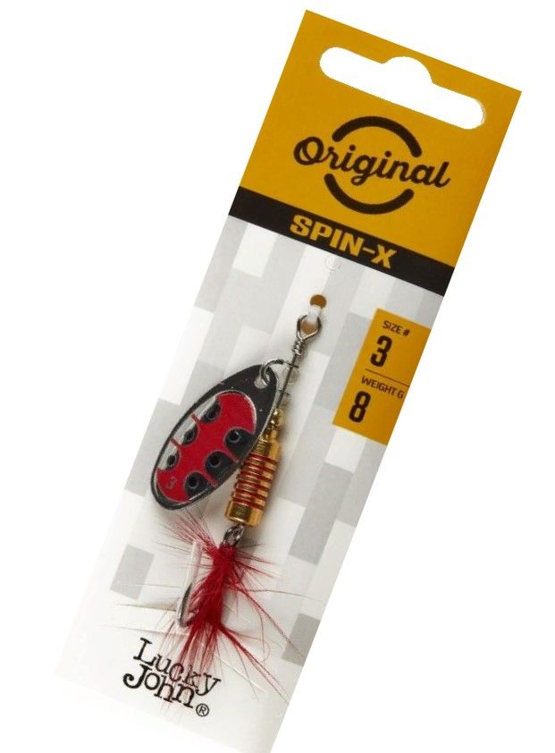 Вращающаяся Блесна Lucky John Spin-X Round №3 8 гр SX1   LJSR03-SX1 — крупный план
	                                    2