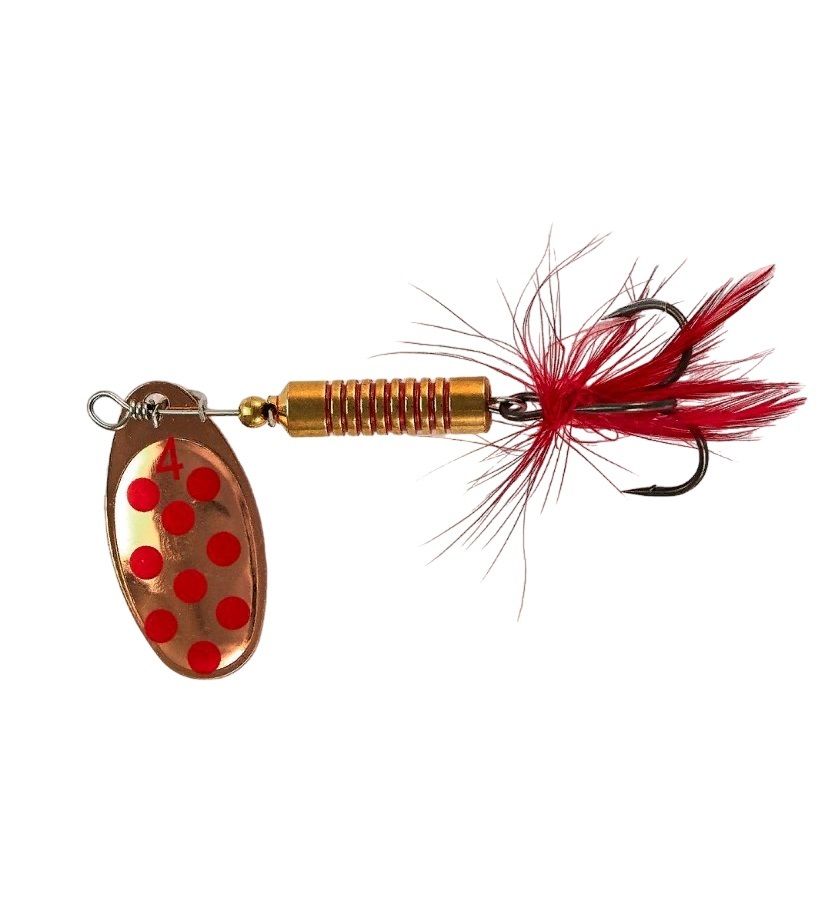 Вращающаяся Блесна Lucky John Spin-X Round №4 11 гр CR   LJSR04-CR — характеристики,
	                                    особенности конструкции