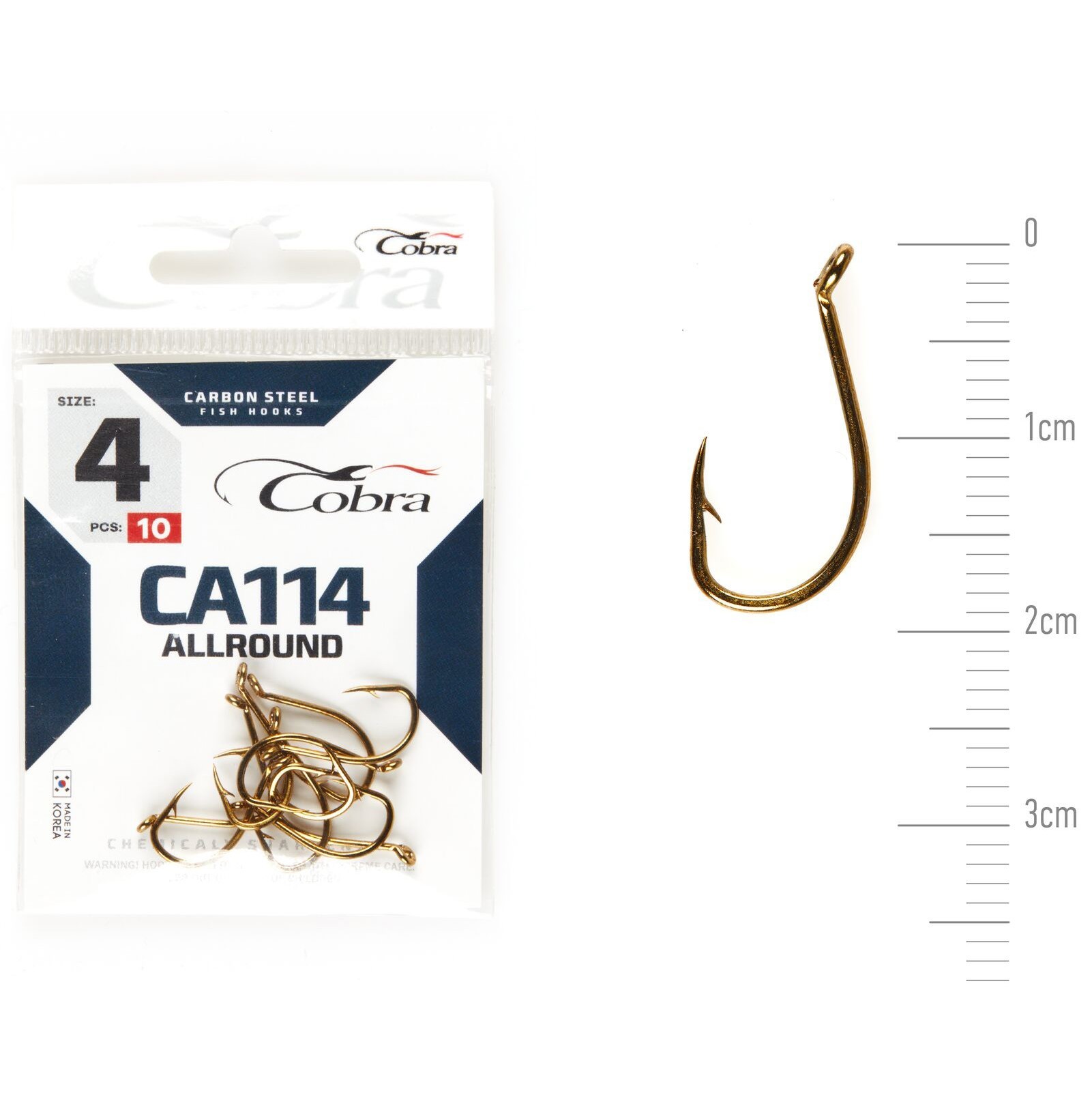 Крючок Одинарный Cobra Allround Beak CA114 №4 10 шт    CA114-004 — характеристики,
	                                    особенности конструкции