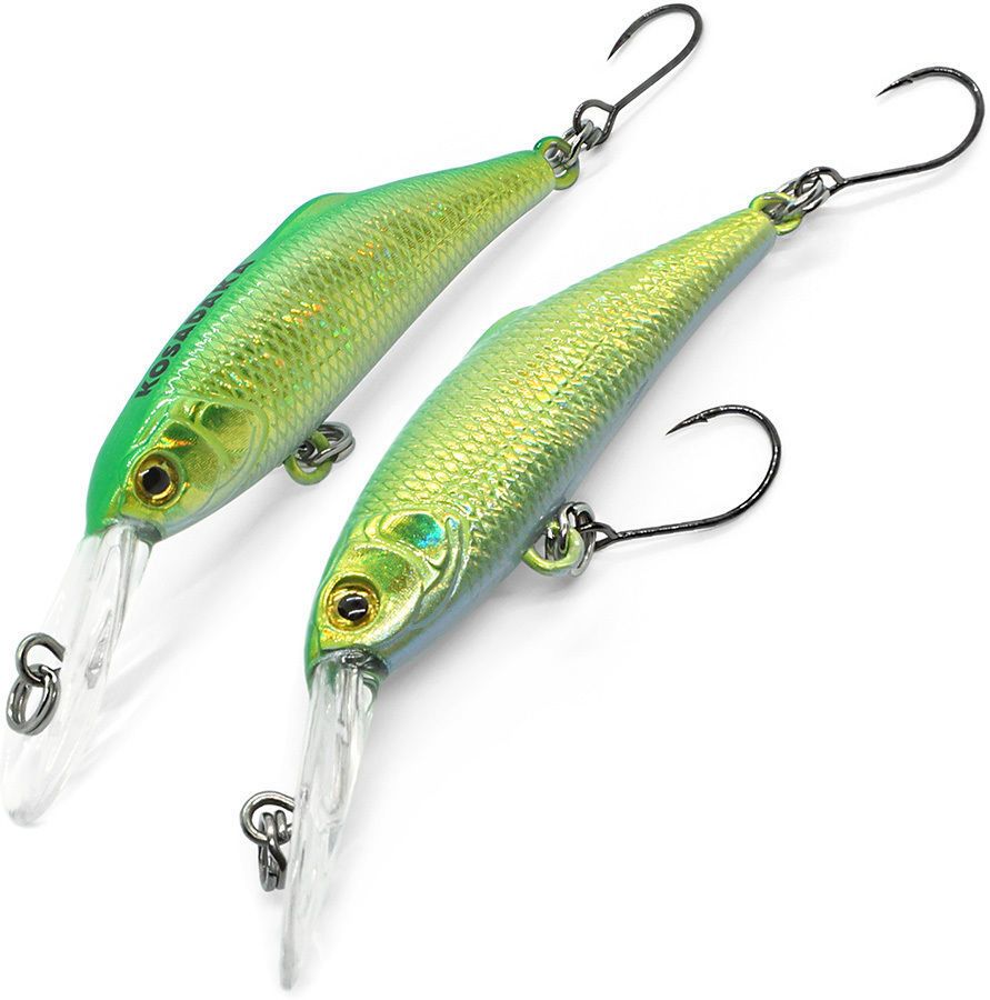 Воблер Kosadaka Sharky Minnow XD 43S LG 2,15 гр   SharkXD43S-LG — крупный план
	                                    1