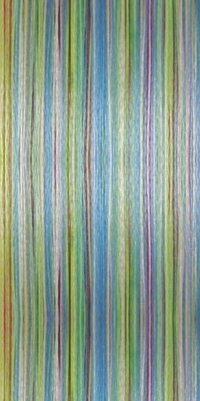 Плетеный шнур Major Craft Dangan Braid X8 150 м  PE # 1 Мультиколор 0,13 мм   DB8-150/1 MC — крупный план
	                                    1