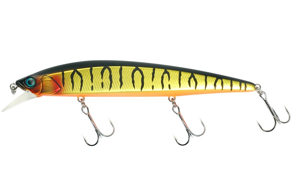 Воблер Jackall Rerange 130SP Mat Gold Tiger 21,5 гр — характеристики,
	                                    особенности конструкции