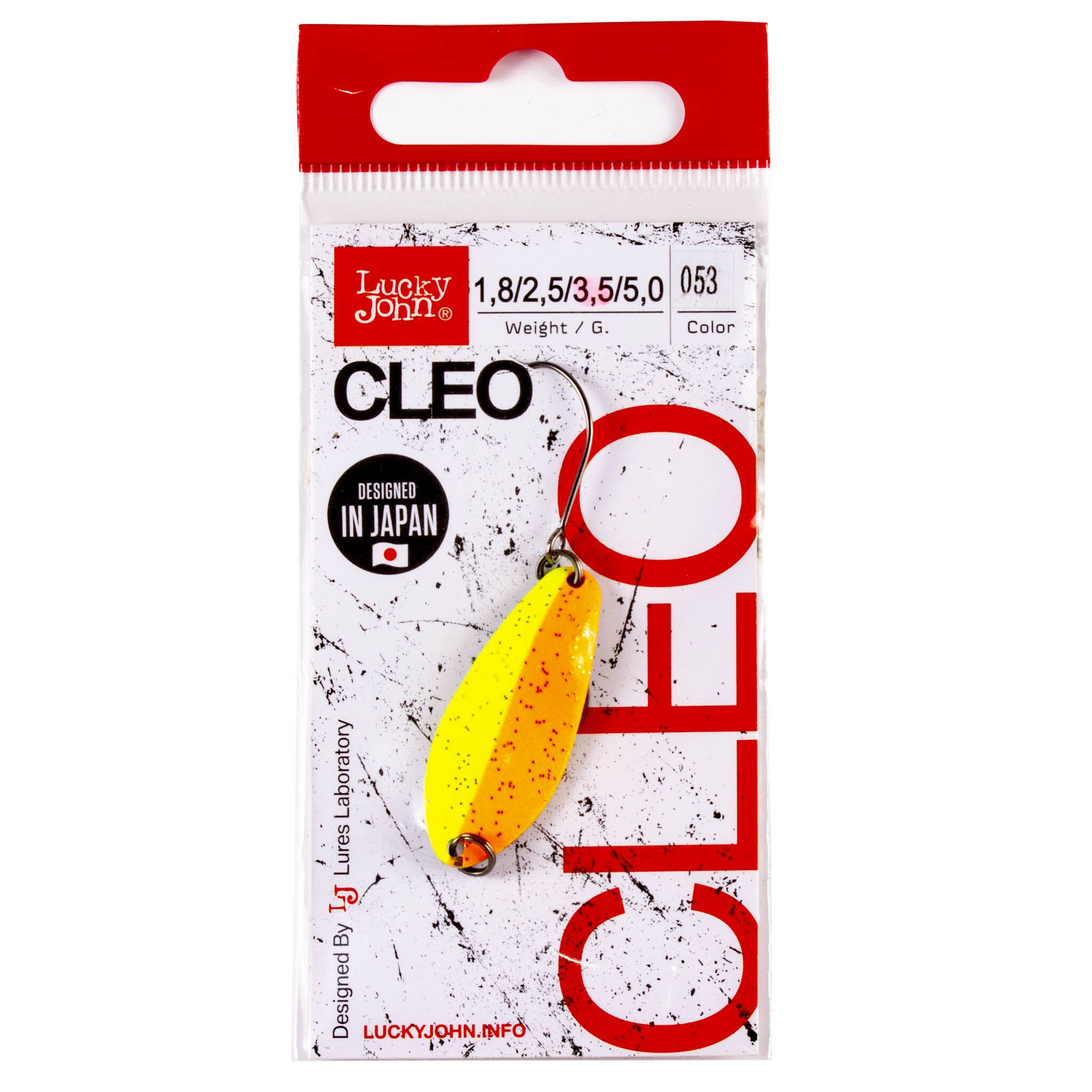 Колеблющаяся Блесна Lucky John Cleo 3,5 гр 34 мм 053   LJCL35-053 — крупный план
	                                    2