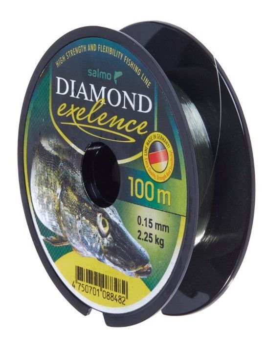 Леска монофильная Salmo Diamond Exelence 100 м 0,15 мм    4027-015 — характеристики,
	                                    особенности конструкции