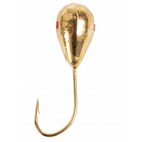 Мормышка Lucky John Капля С отверстием 0,83 гр G и кембриком  LJ08040-02 — характеристики,  особенности конструкции