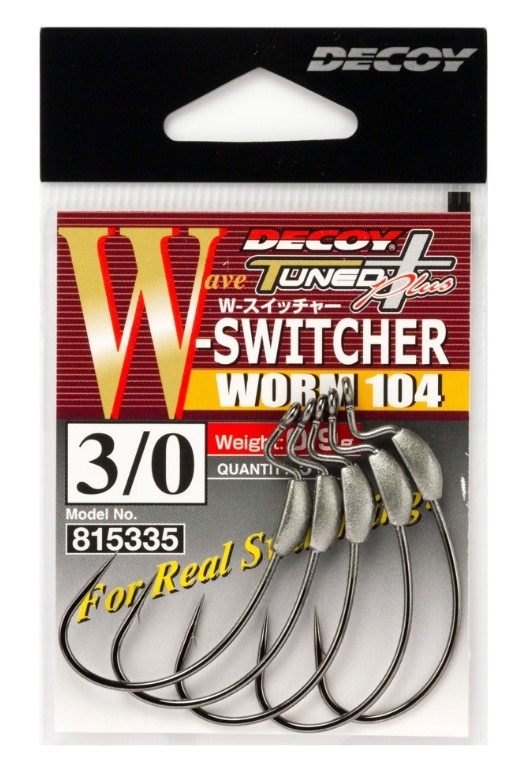 Крючок Офсетный Decoy W-Switcher Worm 104 №2/0 5 шт — крупный план
	                                    1