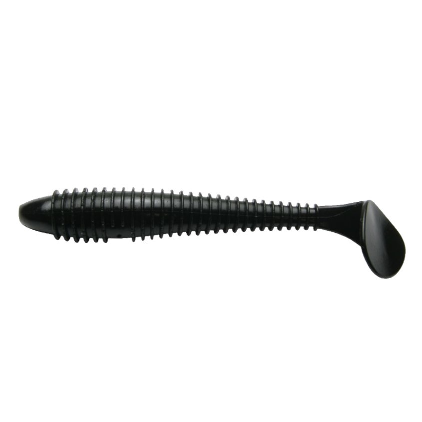 Силиконовая приманка Keitech Swing Impact Fat 2.8 71 мм 8 шт #001 Black — характеристики,
	                                    особенности конструкции