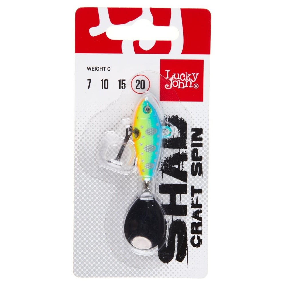 Тейл-спиннер Lucky John Shad Craft Spin 20 20 гр  015   LJSCS020-015 — крупный план
	                                    1