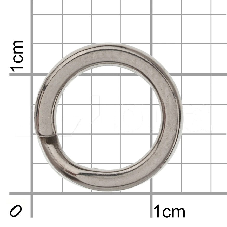 Кольцо Заводное BKK Split Ring-51  №8 68 кг 12 шт    D-SP-1017 — крупный план
	                                    2