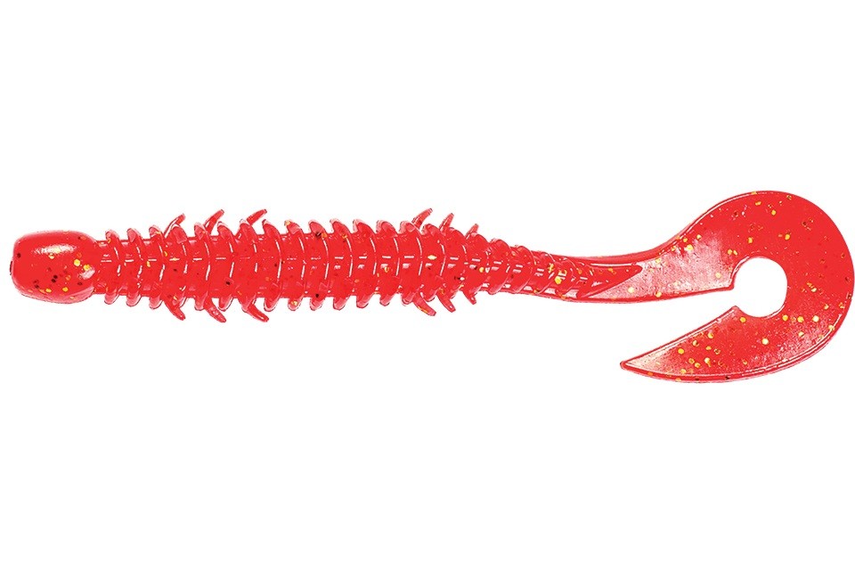 Силиконовая приманка Jackall Wobbring 2.5 64 мм 10 шт Red Gold Flake — характеристики,
	                                    особенности конструкции