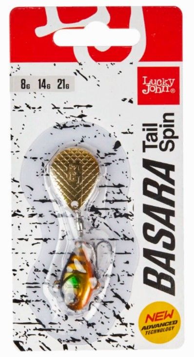 Тейл-спиннер Lucky John Basara Tail Spin 8 гр 55 мм 004   LJBTS08-004 — крупный план
	                                    2
