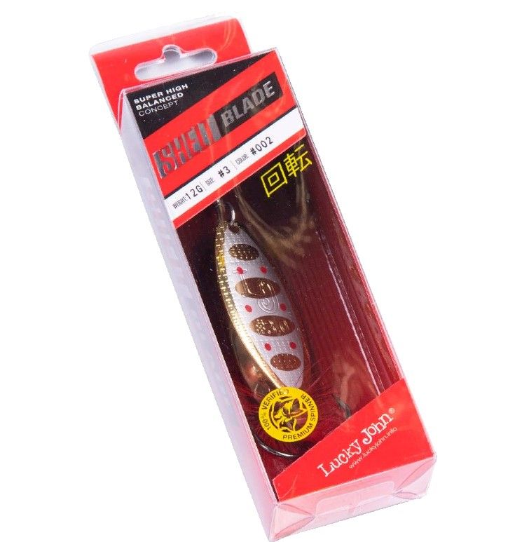 Вращающаяся Блесна Lucky John Shelt Blade №3 12 гр 002   LJSB03-002 — крупный план
	                                    2