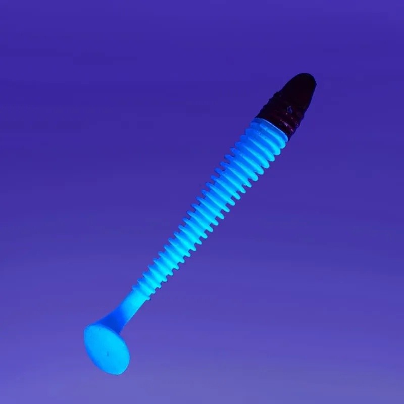 Силиконовая приманка CF Company Vibro Worm 4 100 мм 5 шт 59RH   75-100-59RH-6 — крупный план
	                                    1
