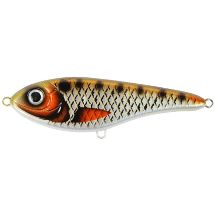 Воблер Strike Pro Buster Jerk Sinking CWC007 Golden Ridgeback 75 гр   EG-048#CWC007 — характеристики,
	                                    особенности конструкции
