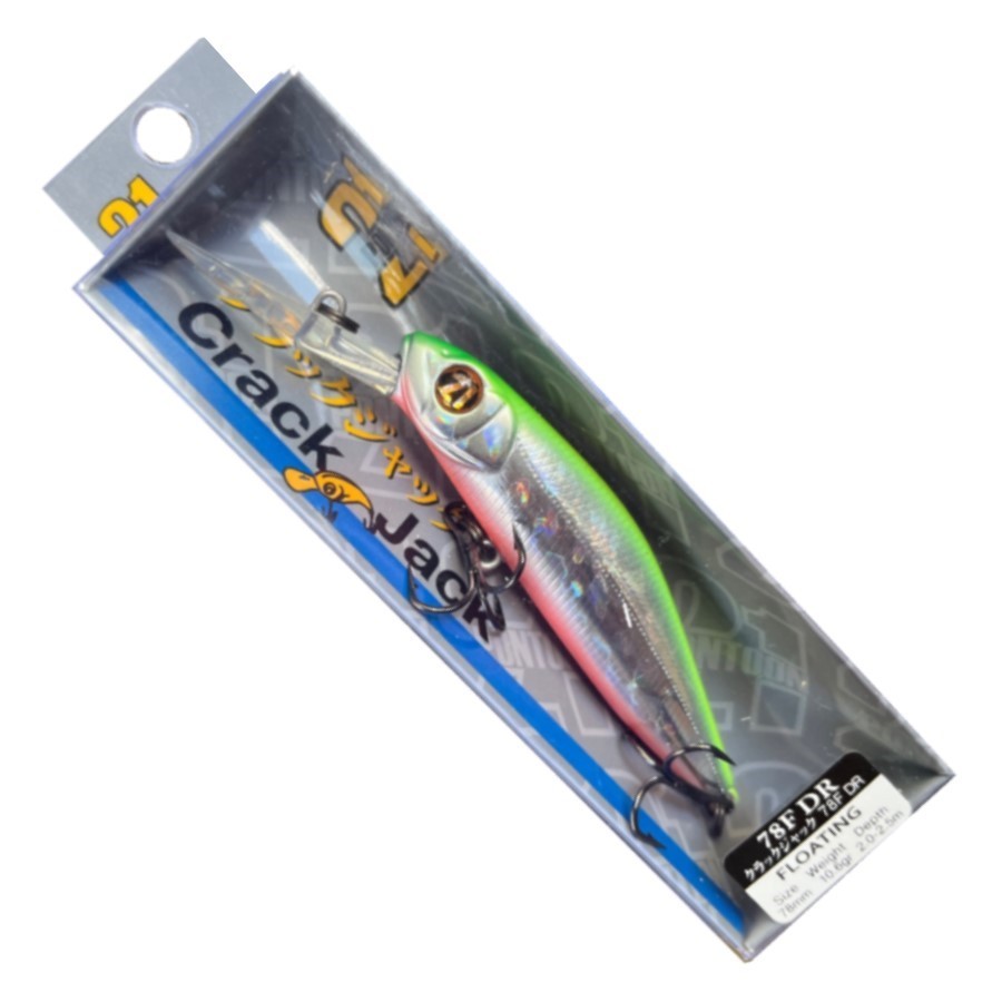 Воблер Pontoon 21 CrackJack 78F-DR A62 Crash Fresh Chartreuse Silver 10,6 гр   P21-CRJ-78F-DR-A62 — крупный план
	                                    2