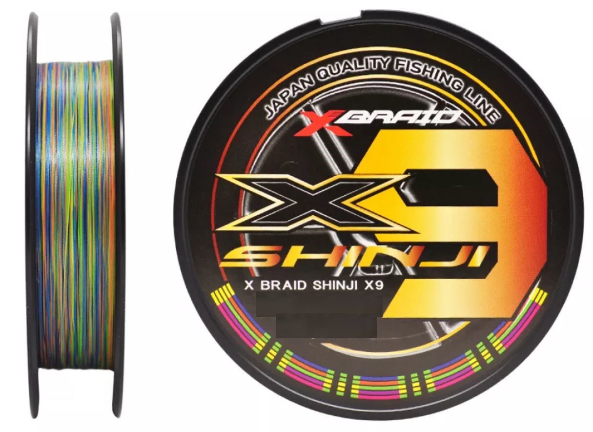 Плетеный шнур YGK X-Braid Shinji X9 300 м  PE # 4 Multicolor 0,33 мм   XBR-X1123004.0 — крупный план
	                                    1
