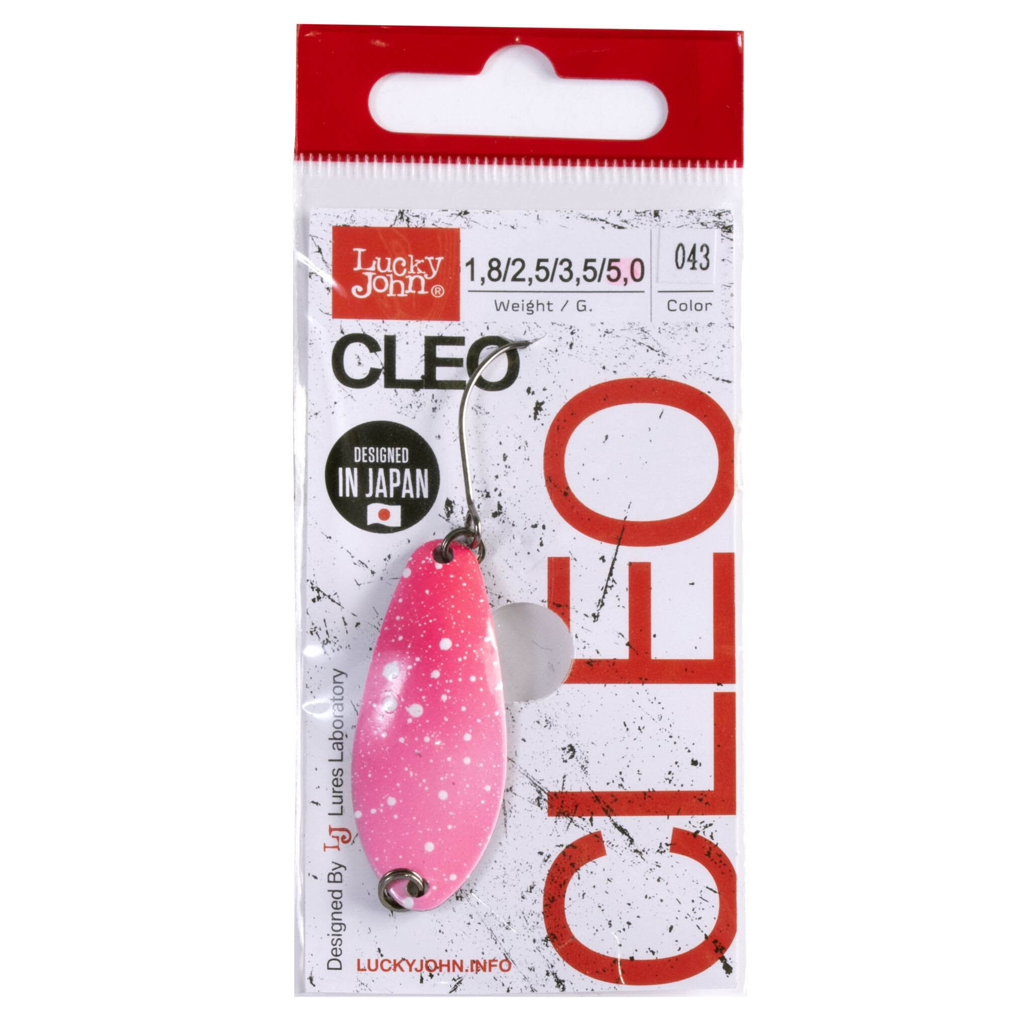Колеблющаяся Блесна Lucky John Cleo 5 гр 41 мм 043   LJCL50-043 — крупный план
	                                    2