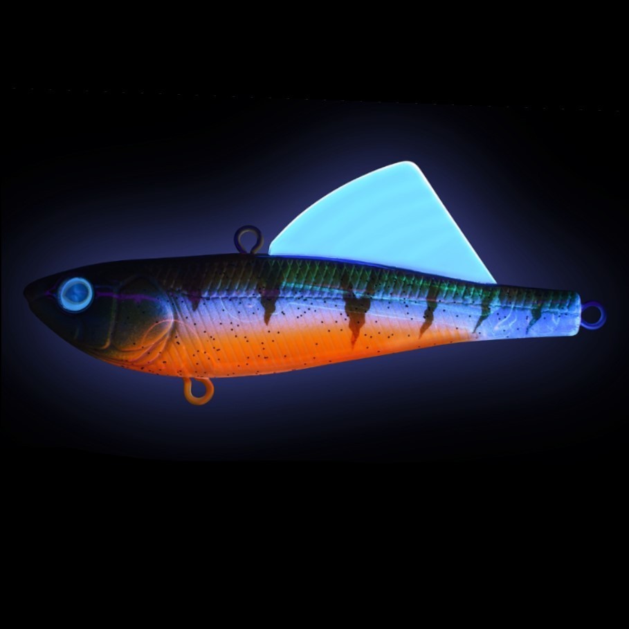 Воблер Strike Pro Tornado Vibe 65 TW001G Hot Perl Perch 14,5 гр   EG-204A-UV#TW001G — крупный план
	                                    1