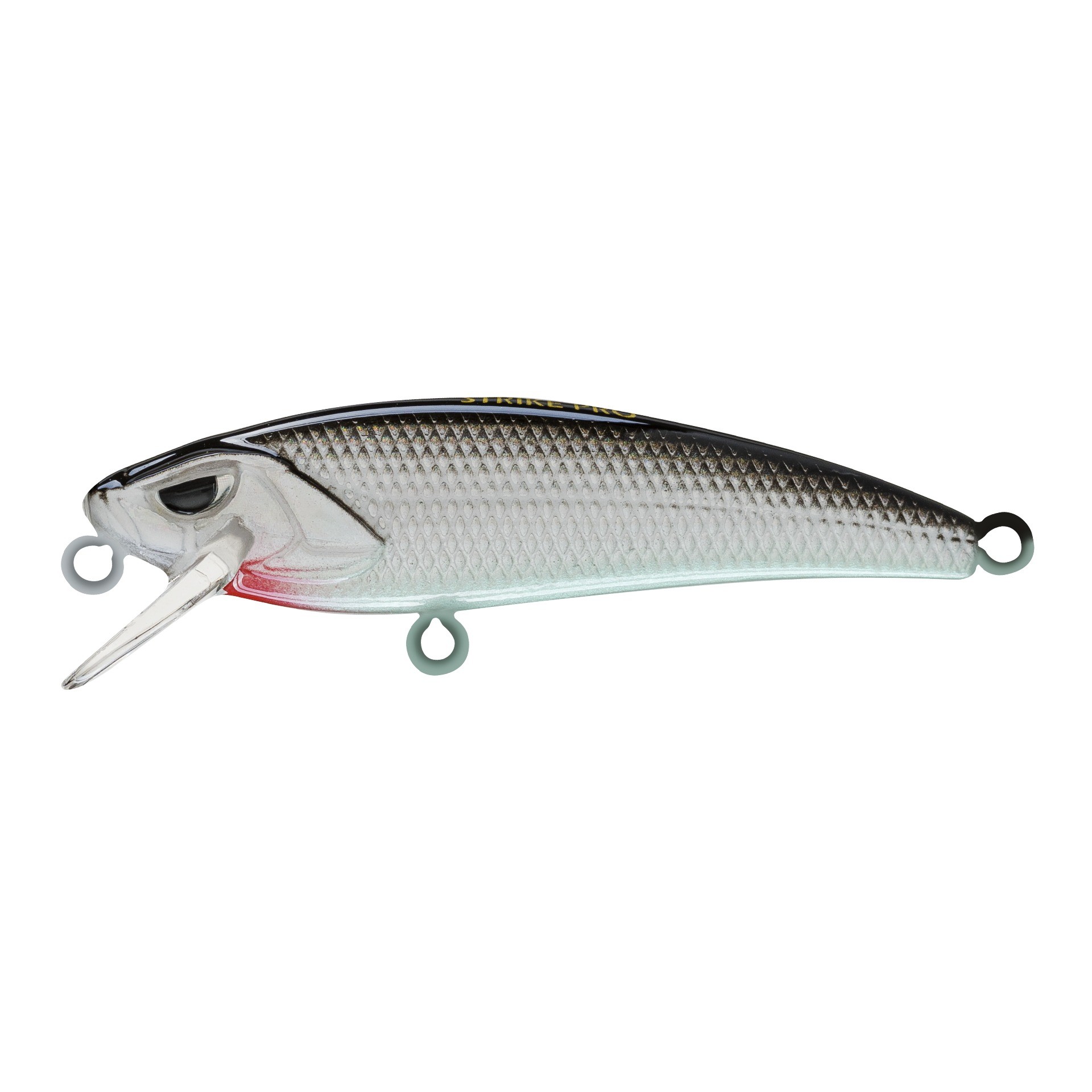 Воблер Strike Pro Gutsy Minnow 45S A010-EP Black Back Silver 2,5 гр   EG-244S#A010-EP — характеристики,  особенности конструкции