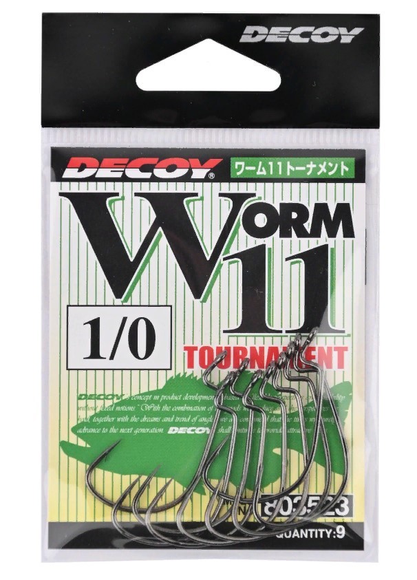 Крючок Офсетный Decoy Worm 11 Tournament №2 9 шт — крупный план
	                                    1