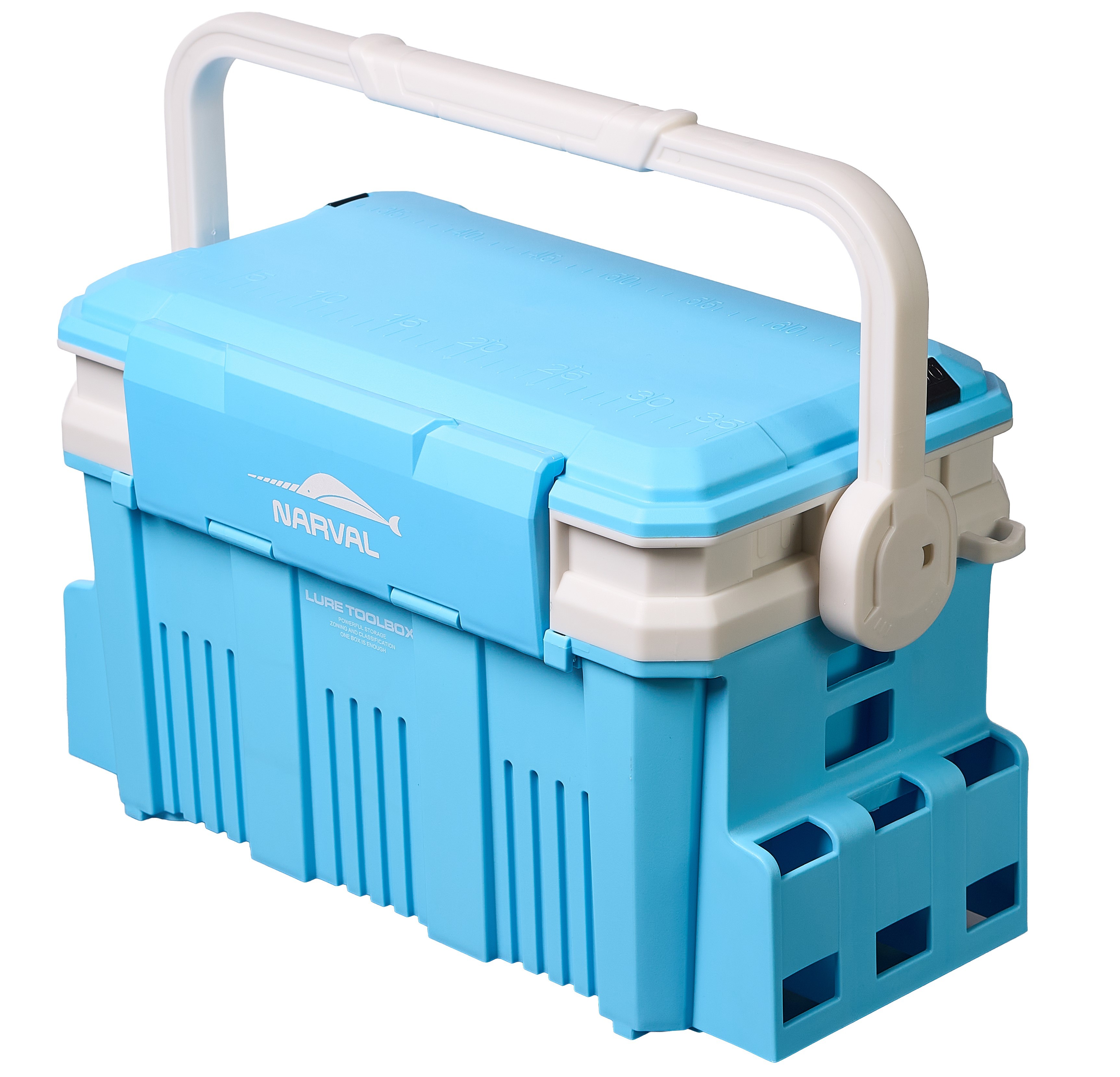 Ящик Narval Lure Toolbox  46х29х26,5 см Blue&White   NVALT1XBW1 — крупный план
	                                    1