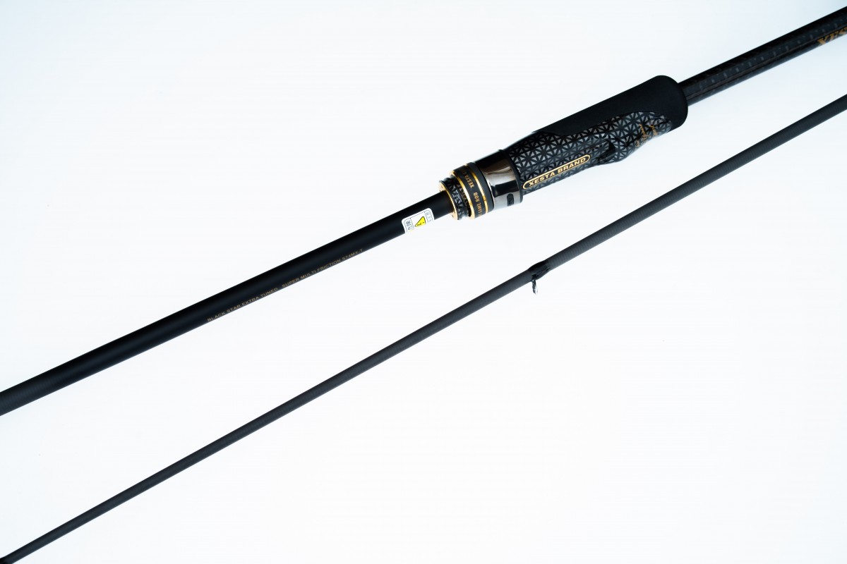 Спиннинг Xesta Black Star Extra Tuned S74MX-T 224 см 1 - 20 гр  Super Multi Friction  XBSET-S74MX-T — крупный план
	                                    2